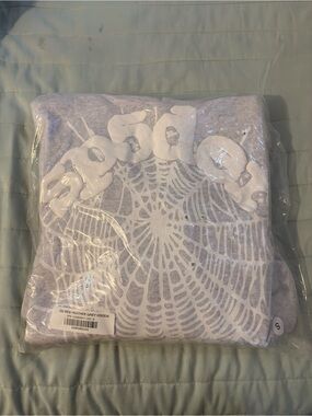 Gray OG Web Sp5der Hoodie